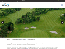 Tablet Screenshot of daintonparkgolf.co.uk